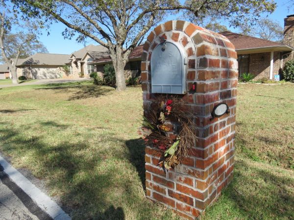 Brick Mailbox Replacement in Mansfield