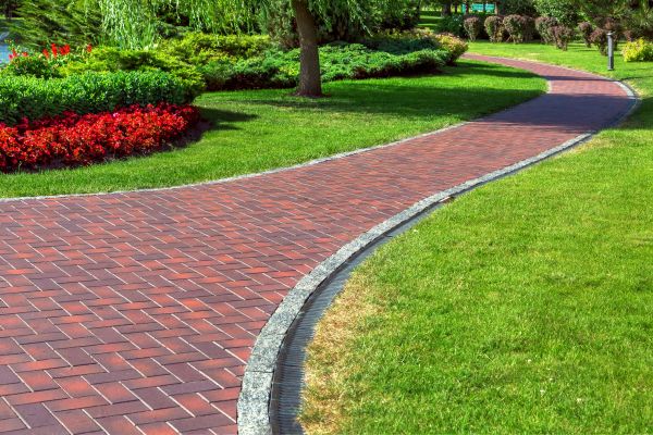 Brick Walkway Installation in Mansfield