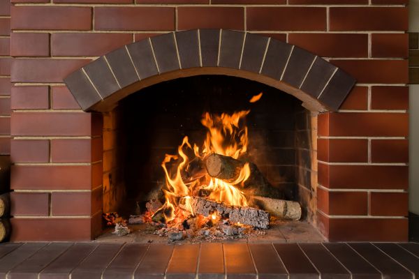 Brick Fireplace Installation in Mansfield