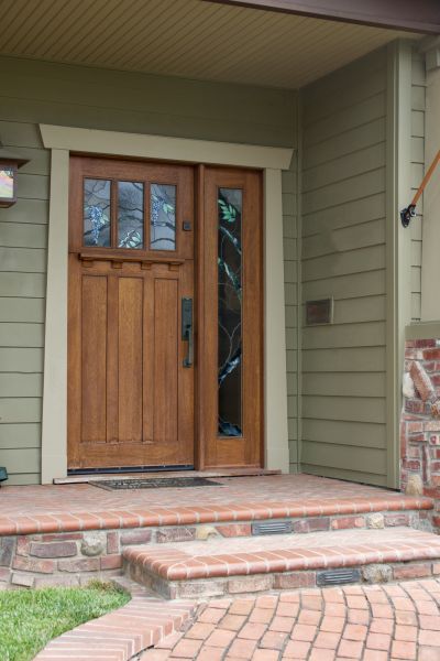 Front Porch Brick Repair in Mansfield