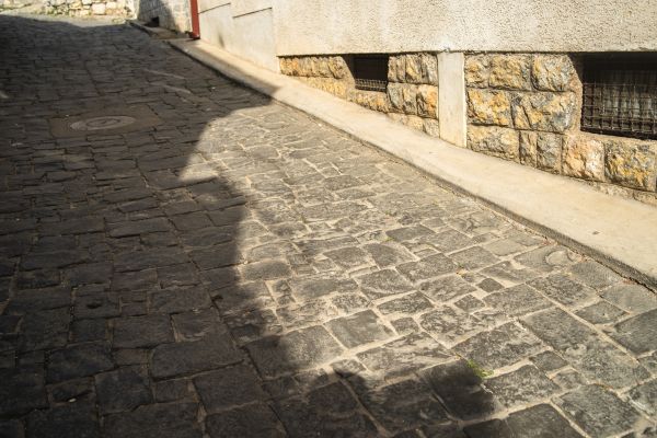 Stone Sidewalk Repair in Mansfield