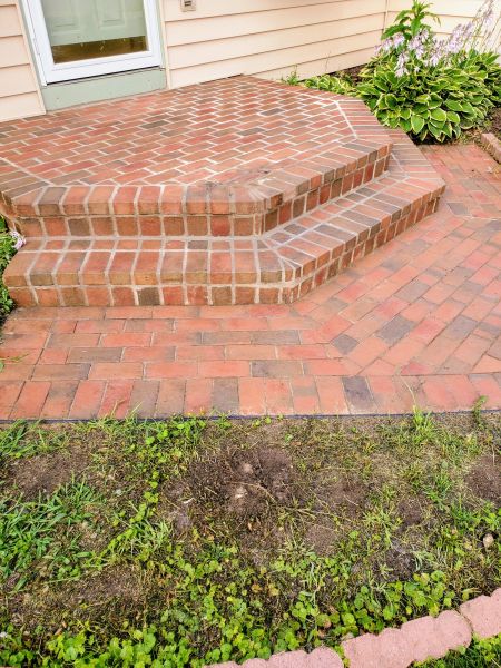 Brick Stoop Repair in Mansfield