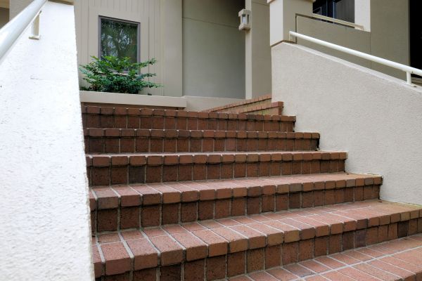 Entryway Brick Repair in Mansfield