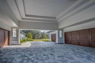 Completed Masonry Driveway